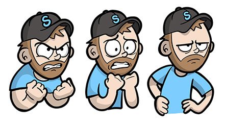 Firestride Media Illustration Characters Emotions